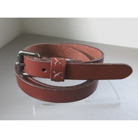 Handmade Other - NEW Timberland Leather Handmade Belt Men's Large Cognac Classic Preppy Varsity